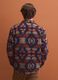 Shacket multicolor bowling over fit con fantasia geometrica_3