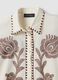 White cotton-linen blend shirt with floral embroidery_6