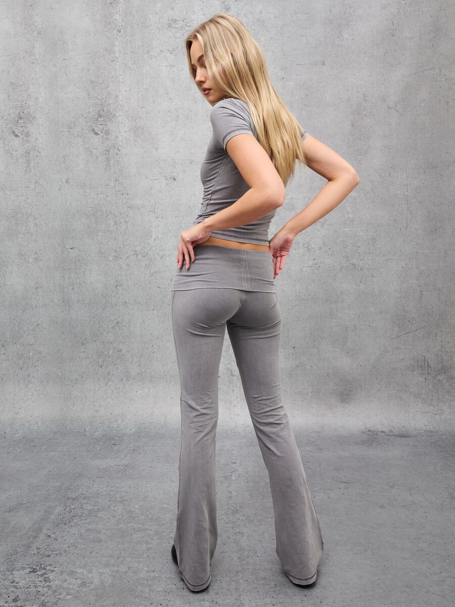 Yoga Flare Pants Vintage Grey_3