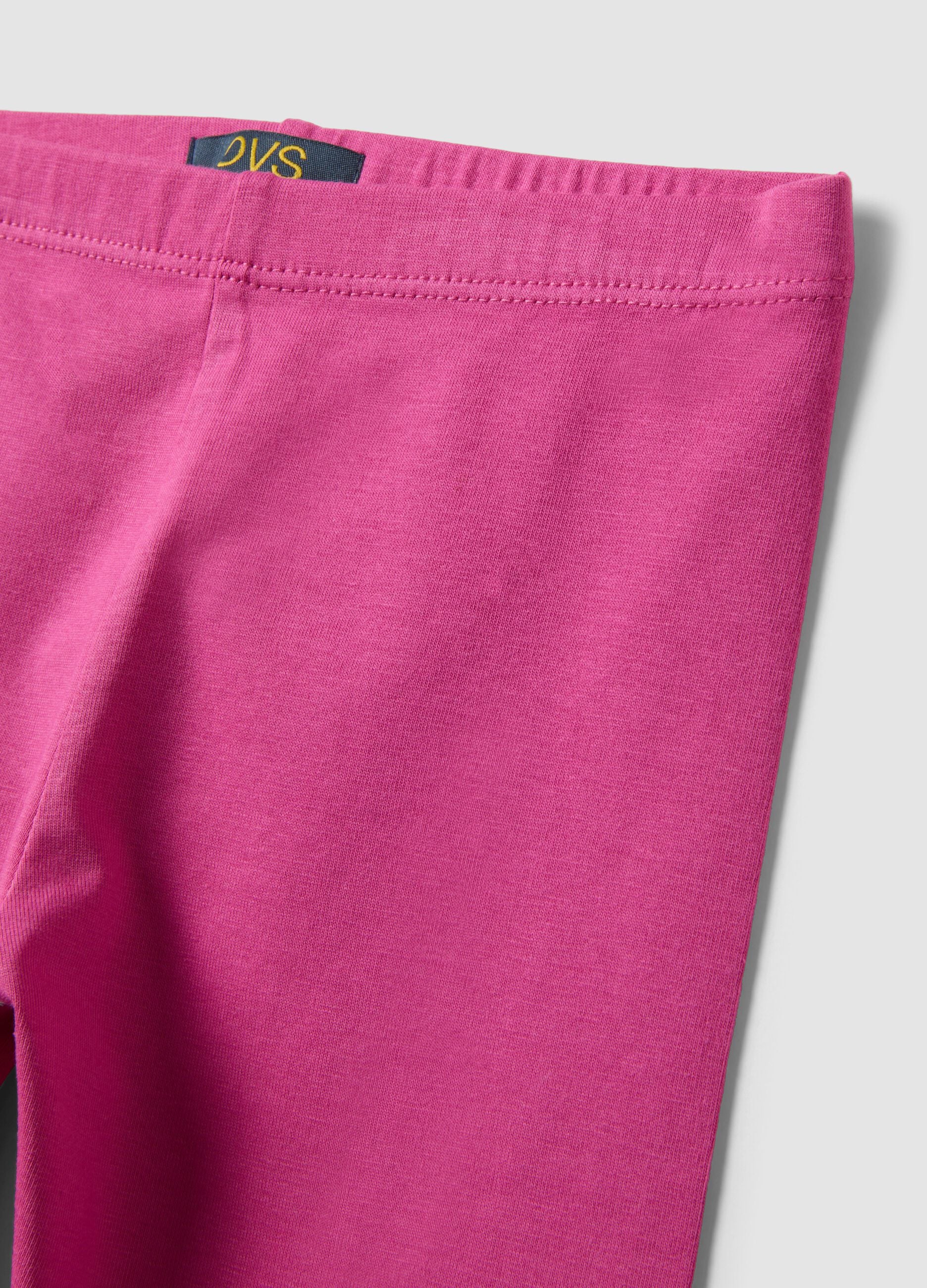 Pink organic cotton shorts