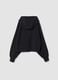 Black hooded sweatshirt in stretch viscose jersey, regular fit_6