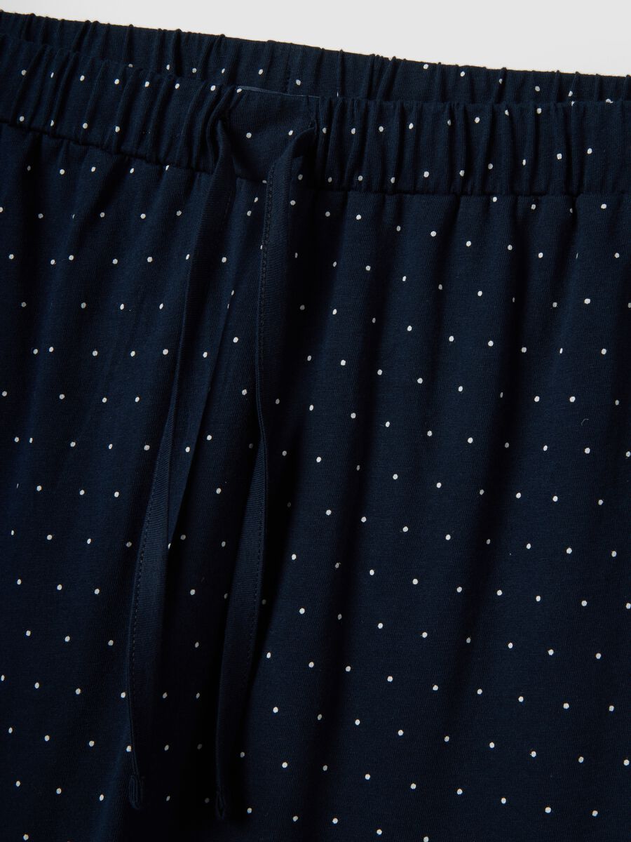 Blue pure cotton pyjamas regular fit_5