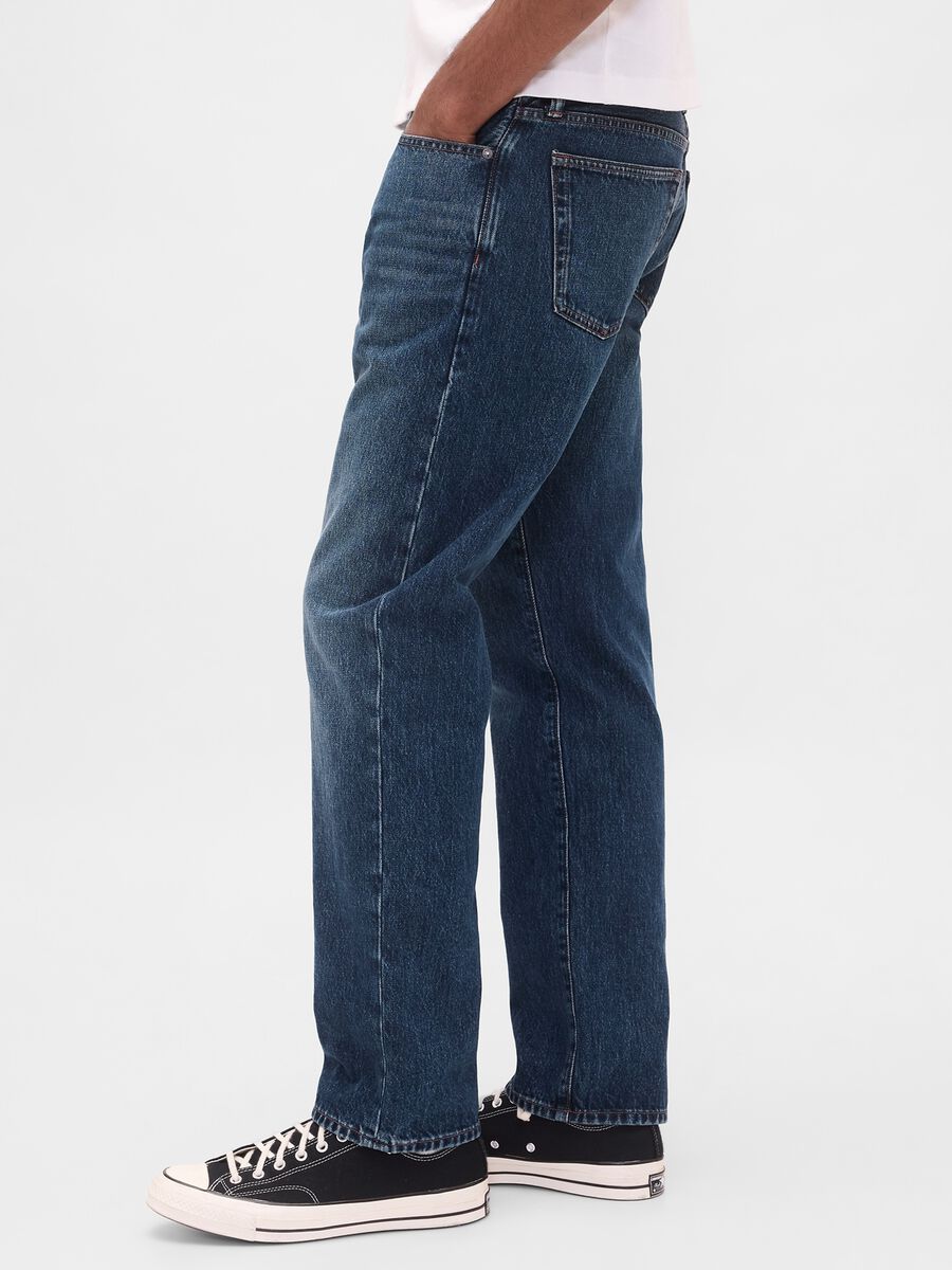 Regular Blue Denim Trousers_3