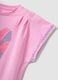 Pink stretch-cotton short-sleeve T-shirt_2