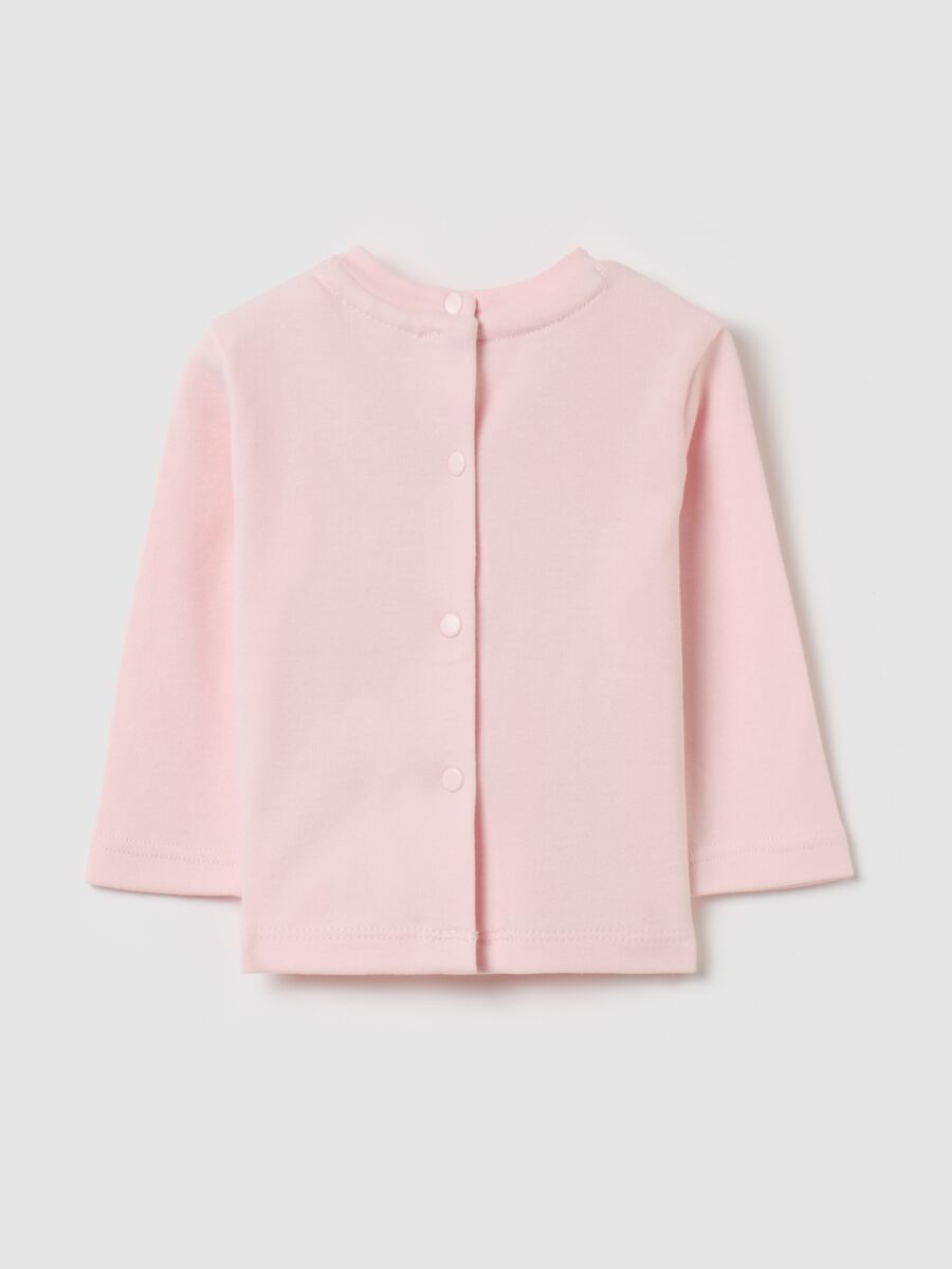 T-shirt in cotone bio stampa "forever friends"_1