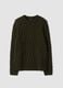 Green regular-fit jacquard wool-blend jumper_4