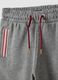 Pantaloni culotte grigi in misto cotone e viscosa per bambina_2