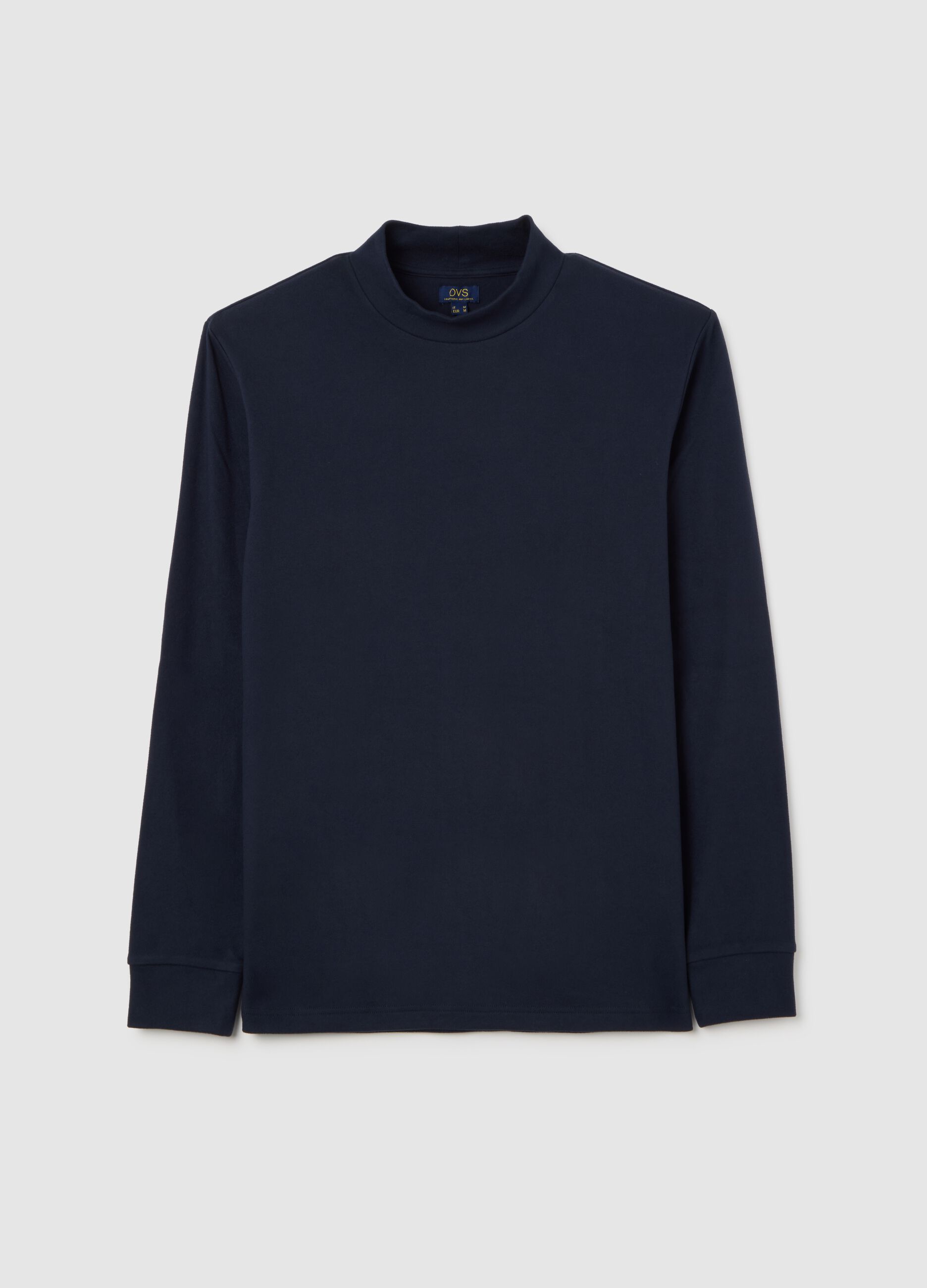 Blue Regular Fit Fleece Sweatshirt