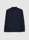 Blue Regular Fit Fleece Sweatshirt_0
