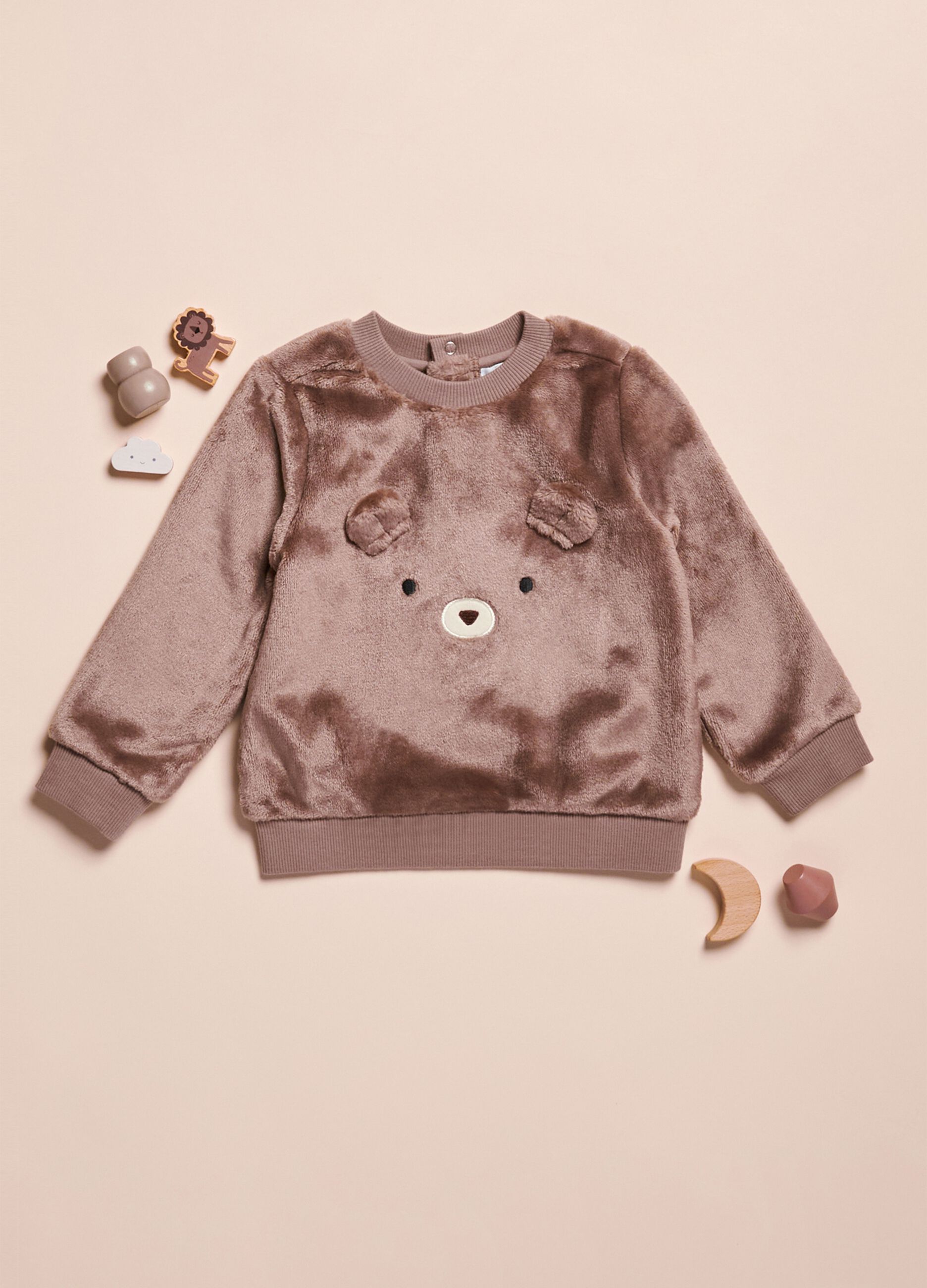 Maglione in finta pelliccia_0