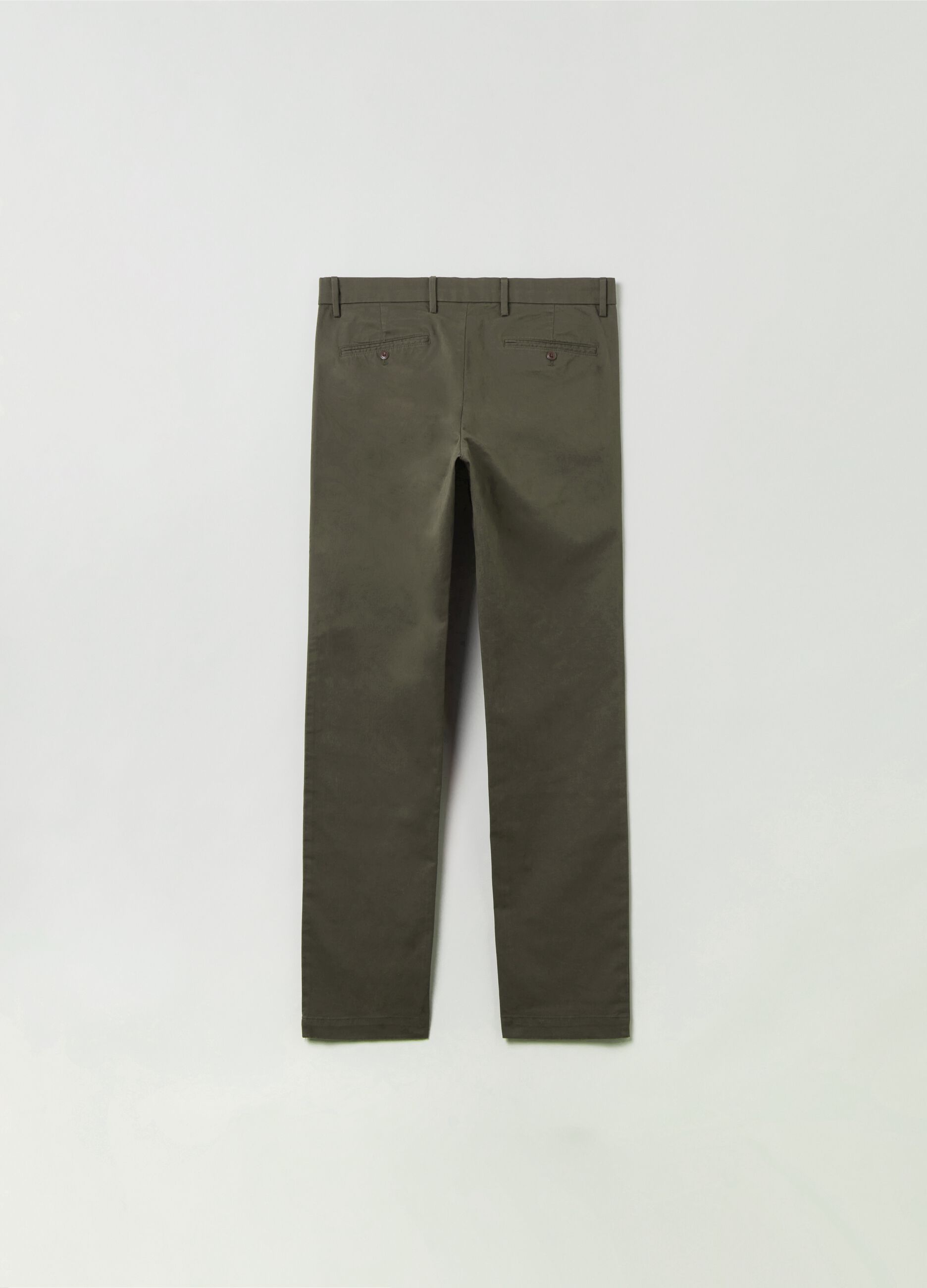 Straight-fit chino trousers