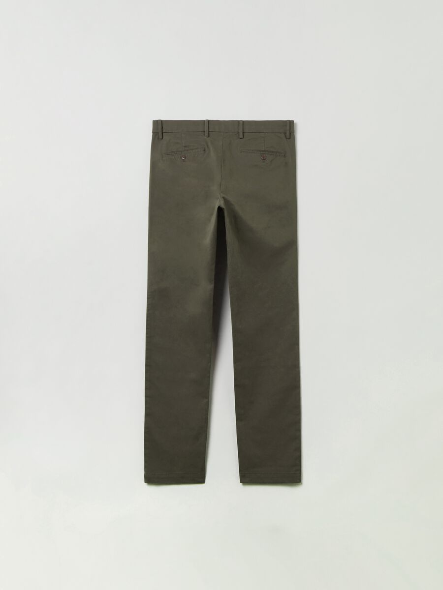 Pantaloni chino straight fit_1