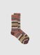 Multicoloured striped socks in mohair and alpaca blend_1