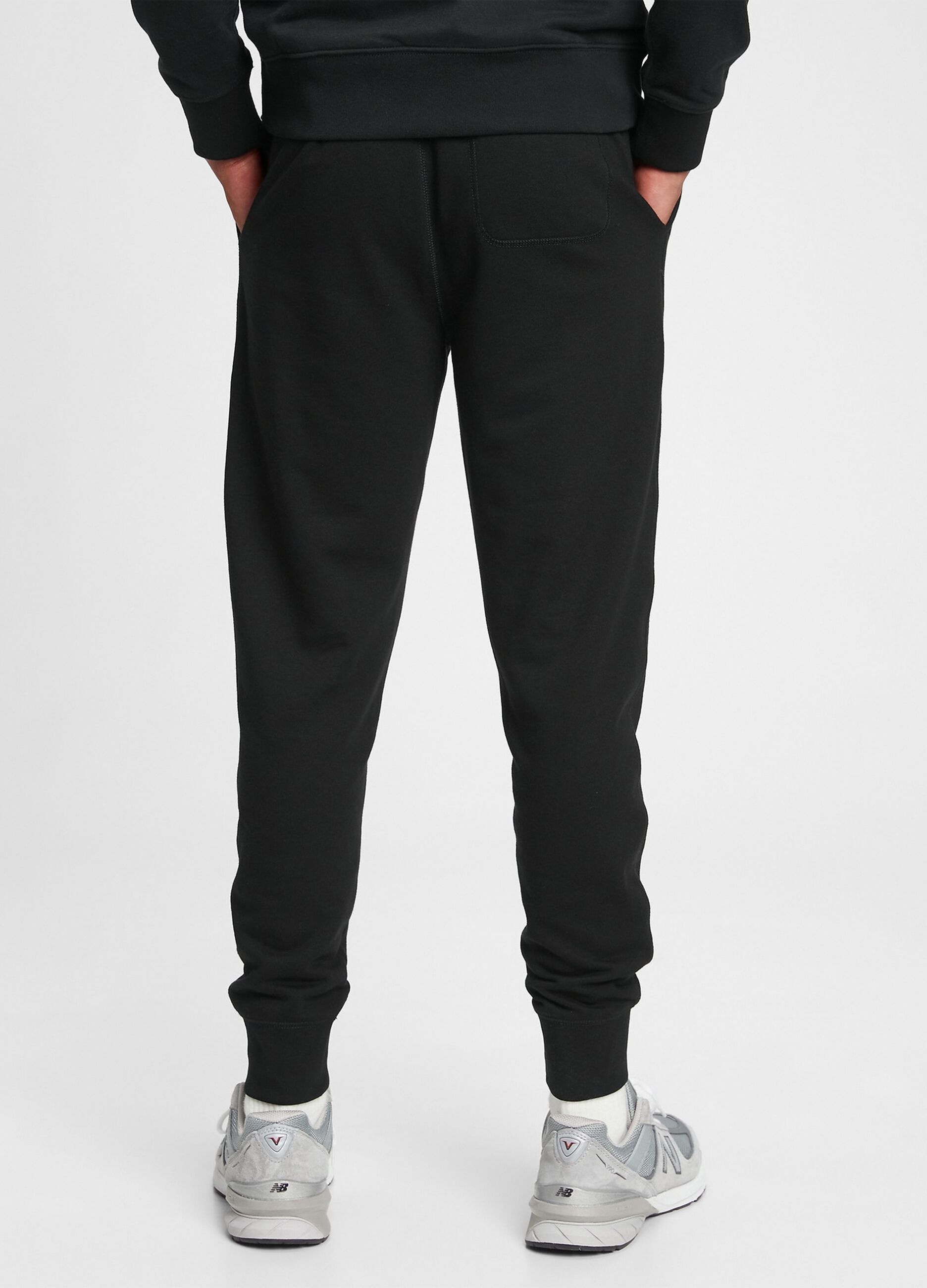 Joggers in felpa con ricamo logo