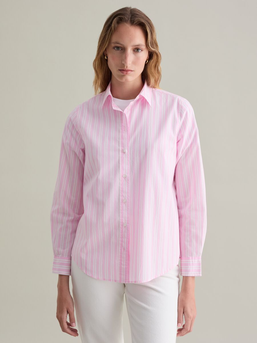 Cotton poplin shirt_0