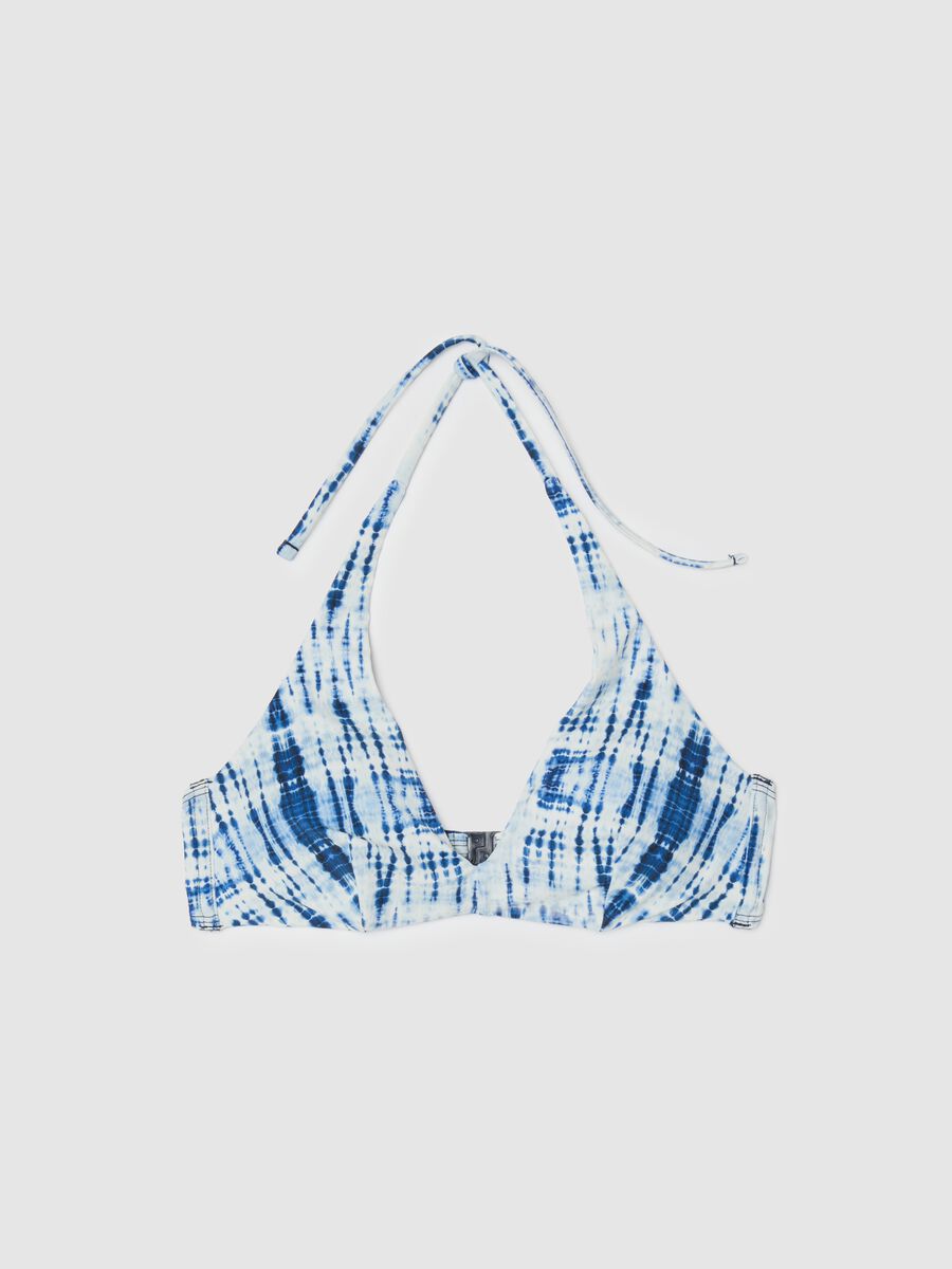 Women's Multicolour Stretch Blend Bikini Top_0
