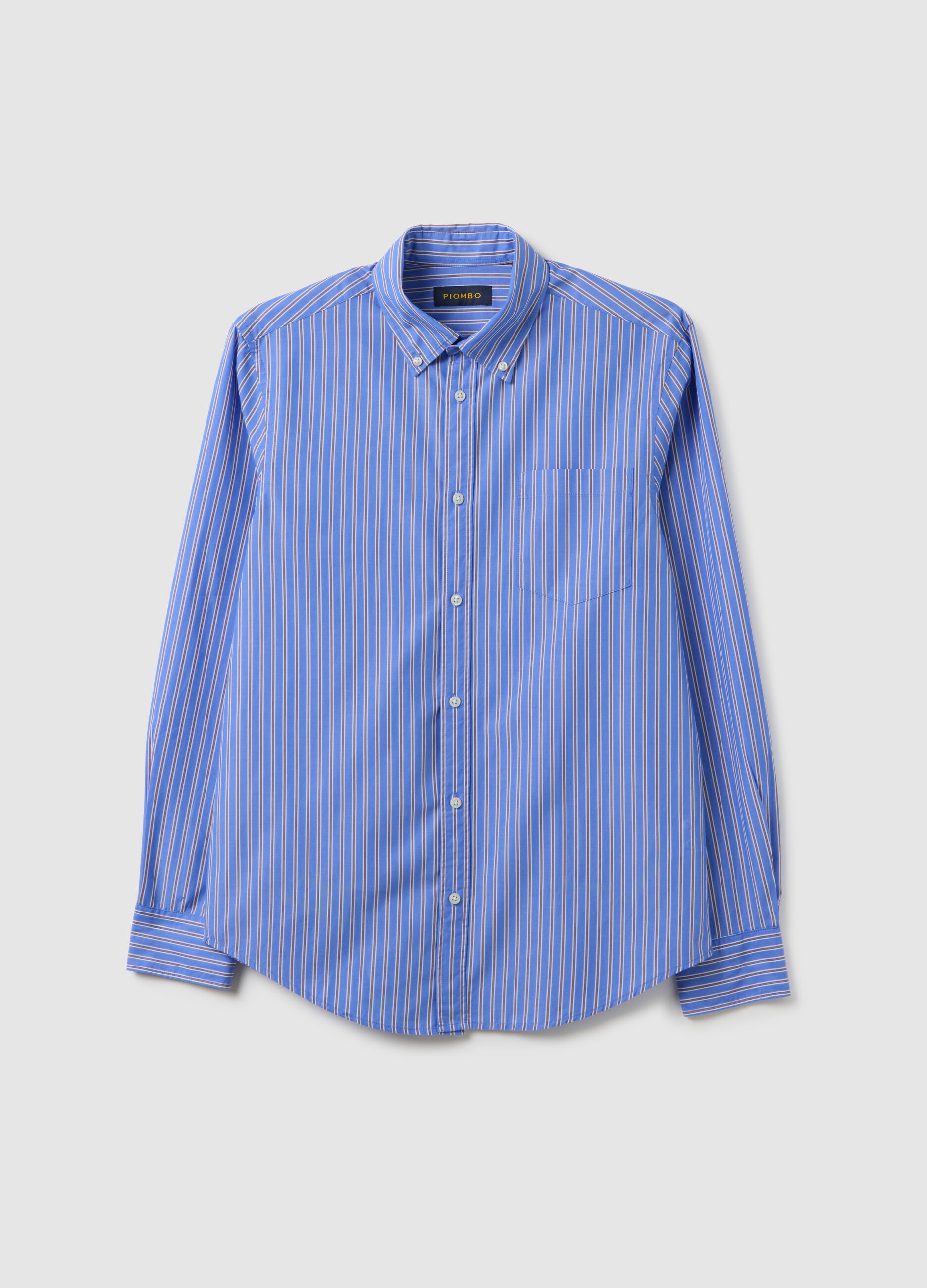 Multicolour pure cotton regular fit shirt
