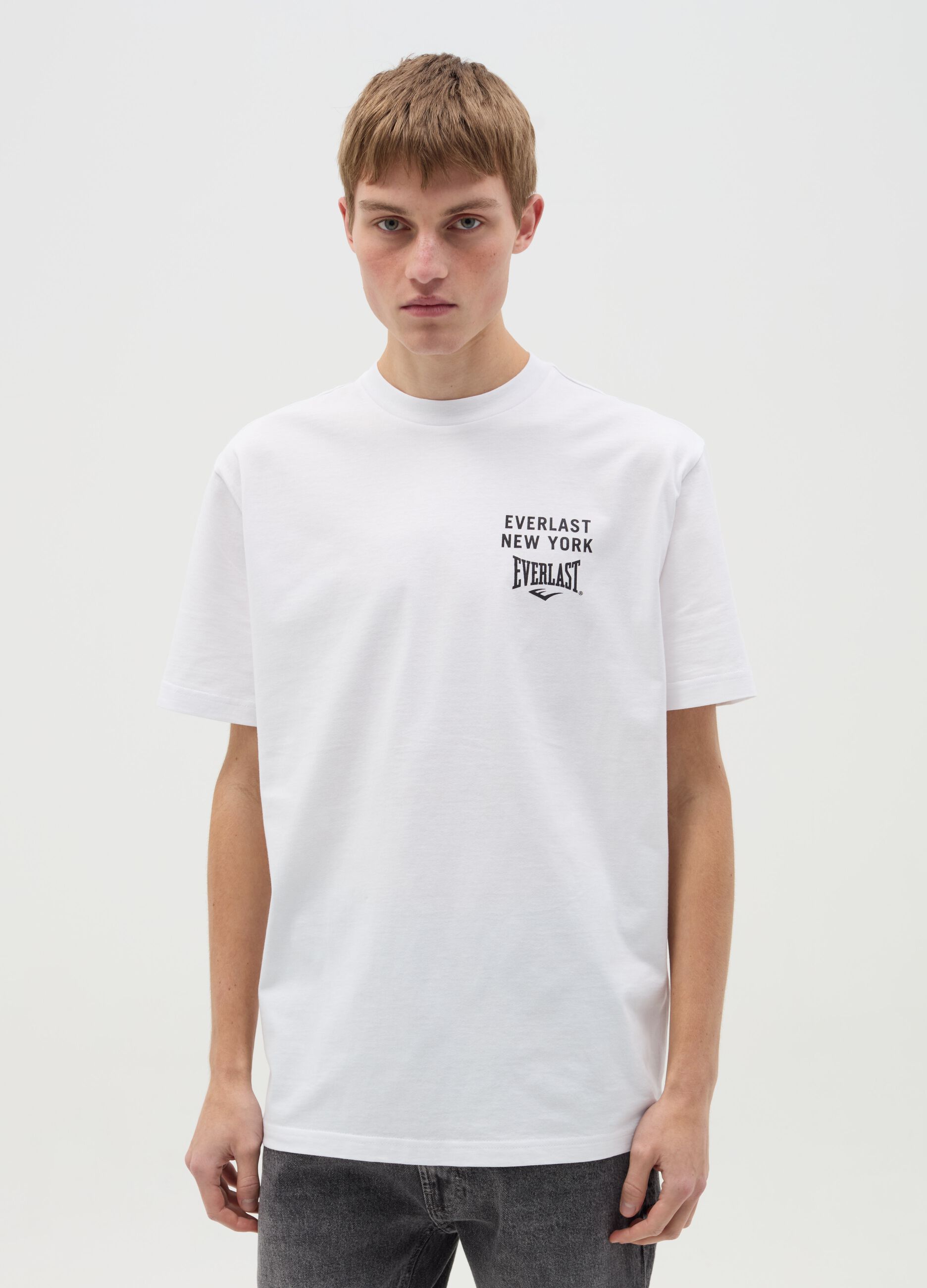 Cotton T-shirt with print