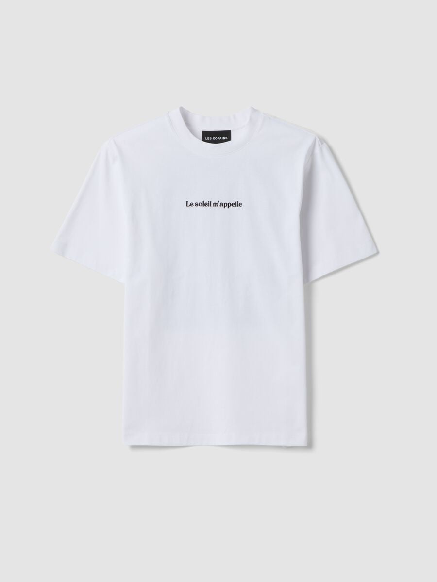 White pure cotton short-sleeved T-shirt_4