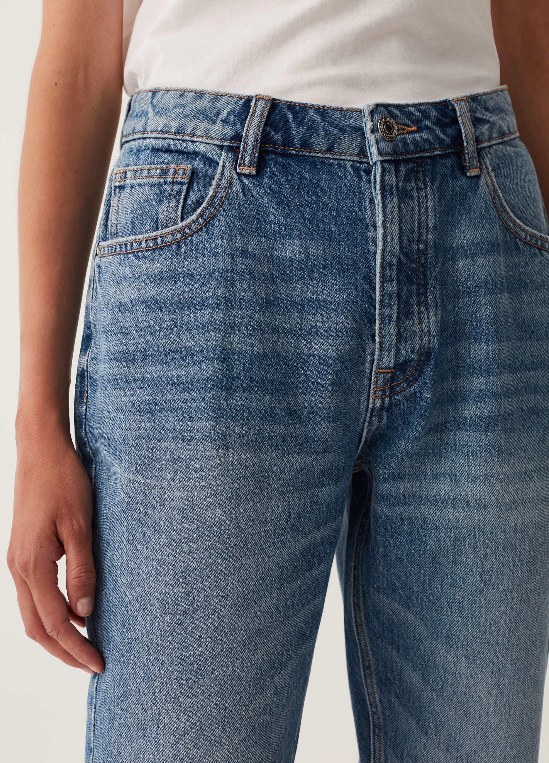 Jeans cropped straight fit