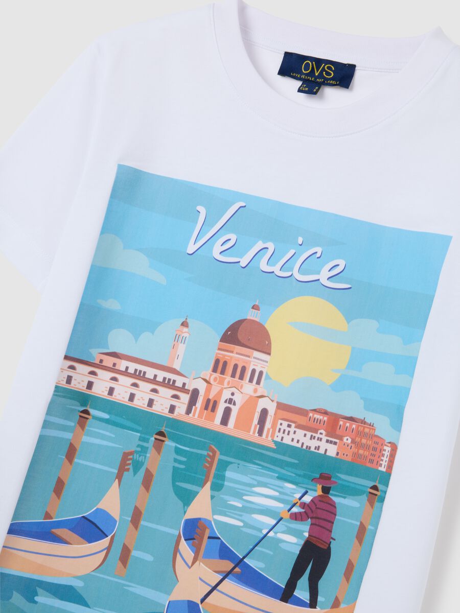Women's pure cotton white T-shirt_1