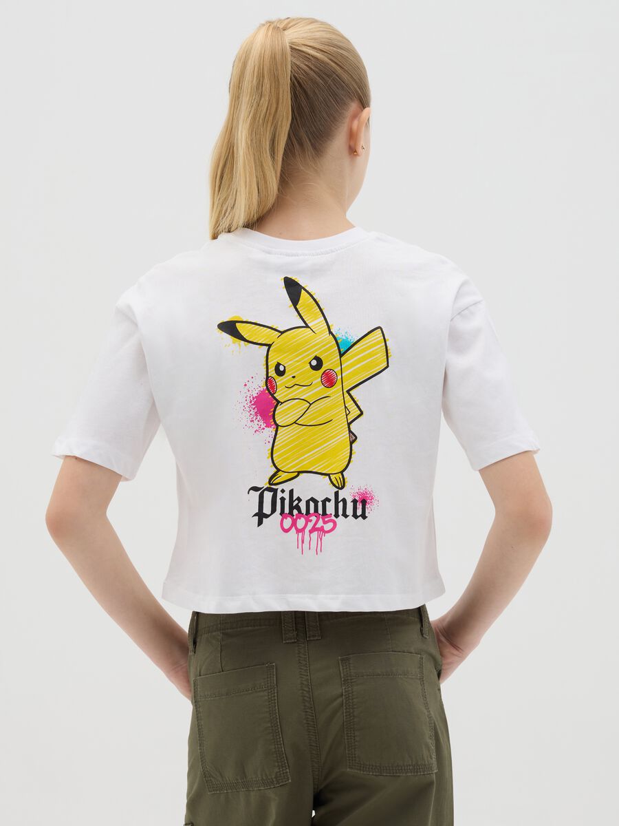 Over-fit T-shirt with Pokémon print_2