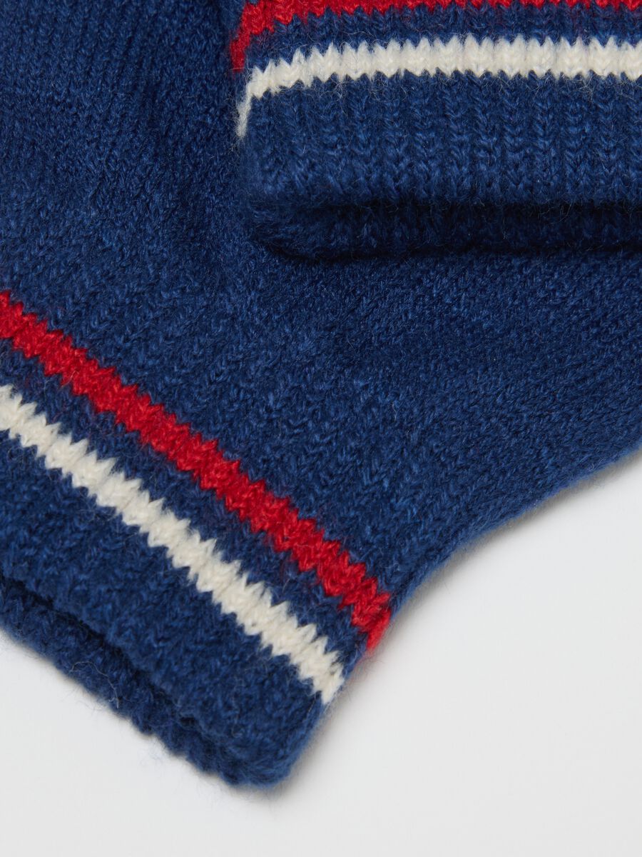 Children's Blue Gloves with Spider-Man Prints_2