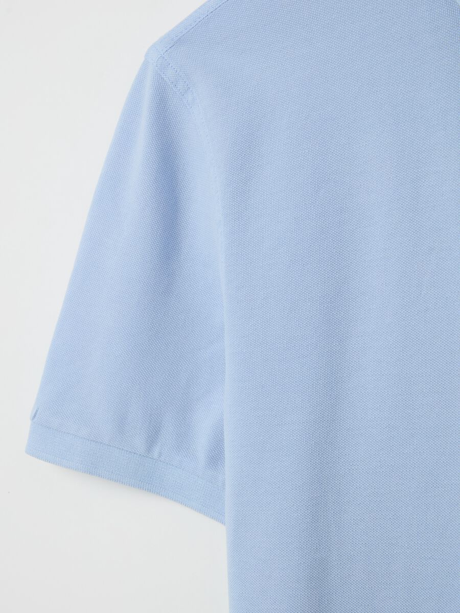 Cotton pique polo shirt_5