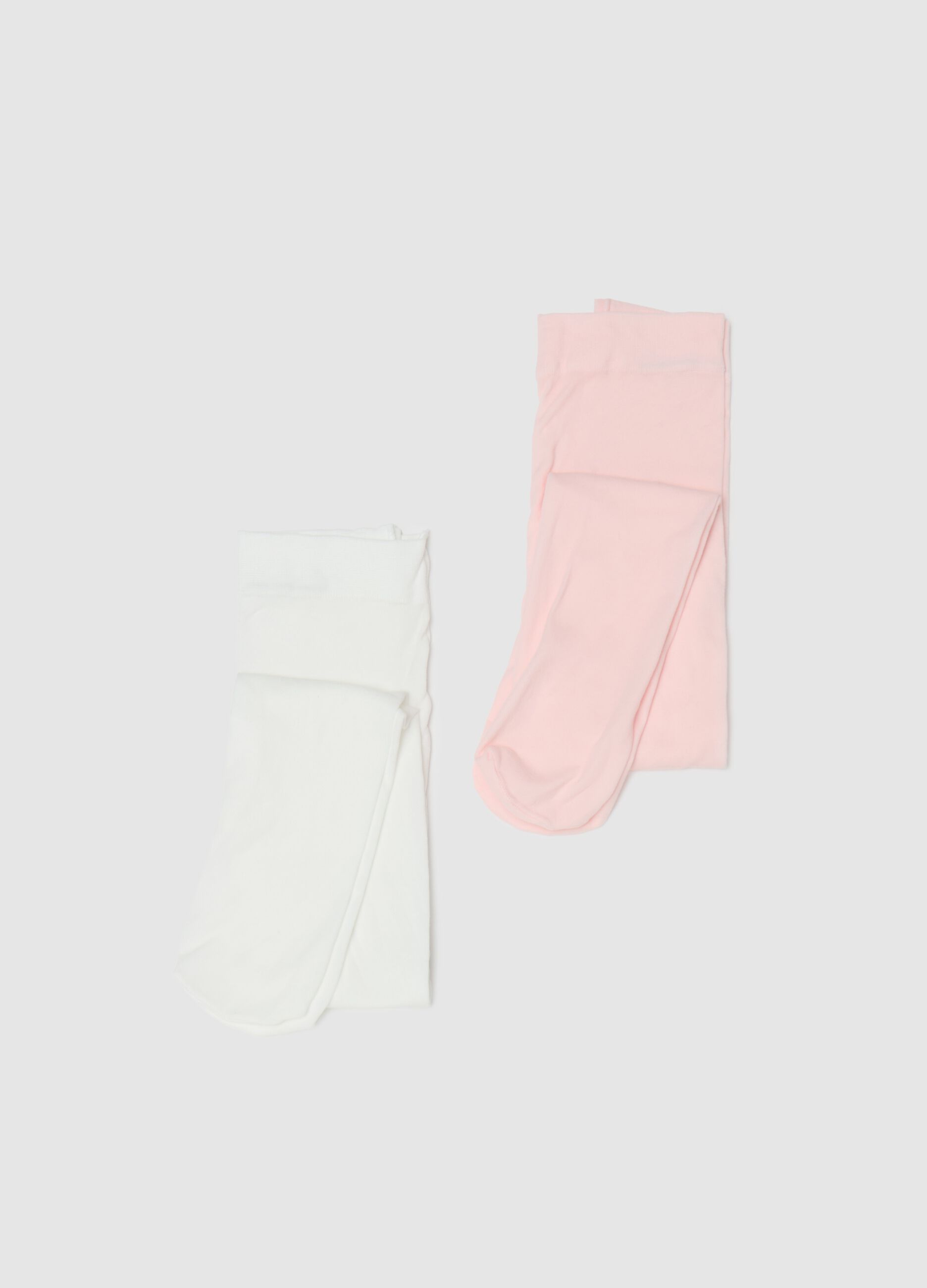 Two-pack microfibre tights