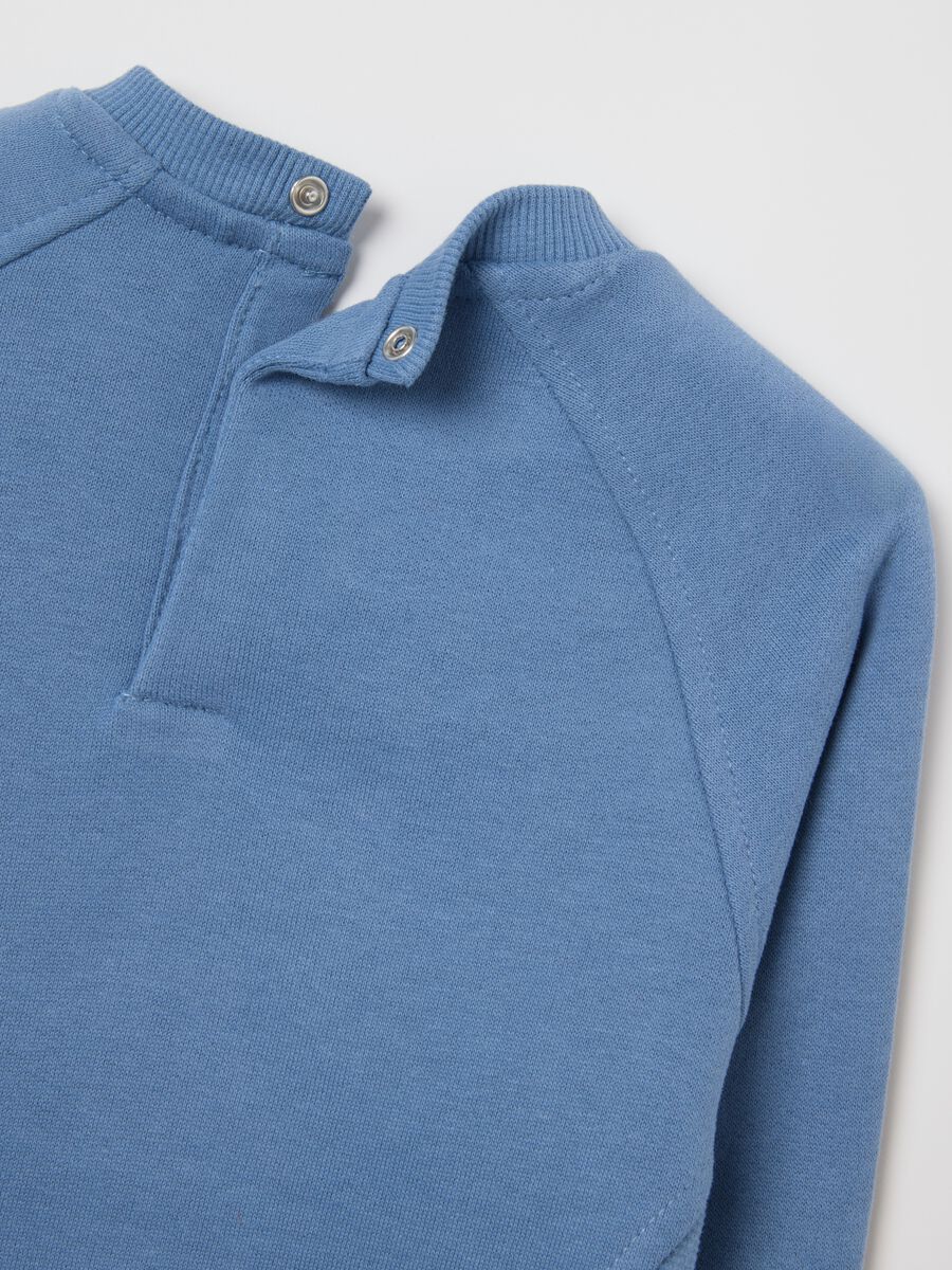 Blue embroidered children's sweatshirt_3