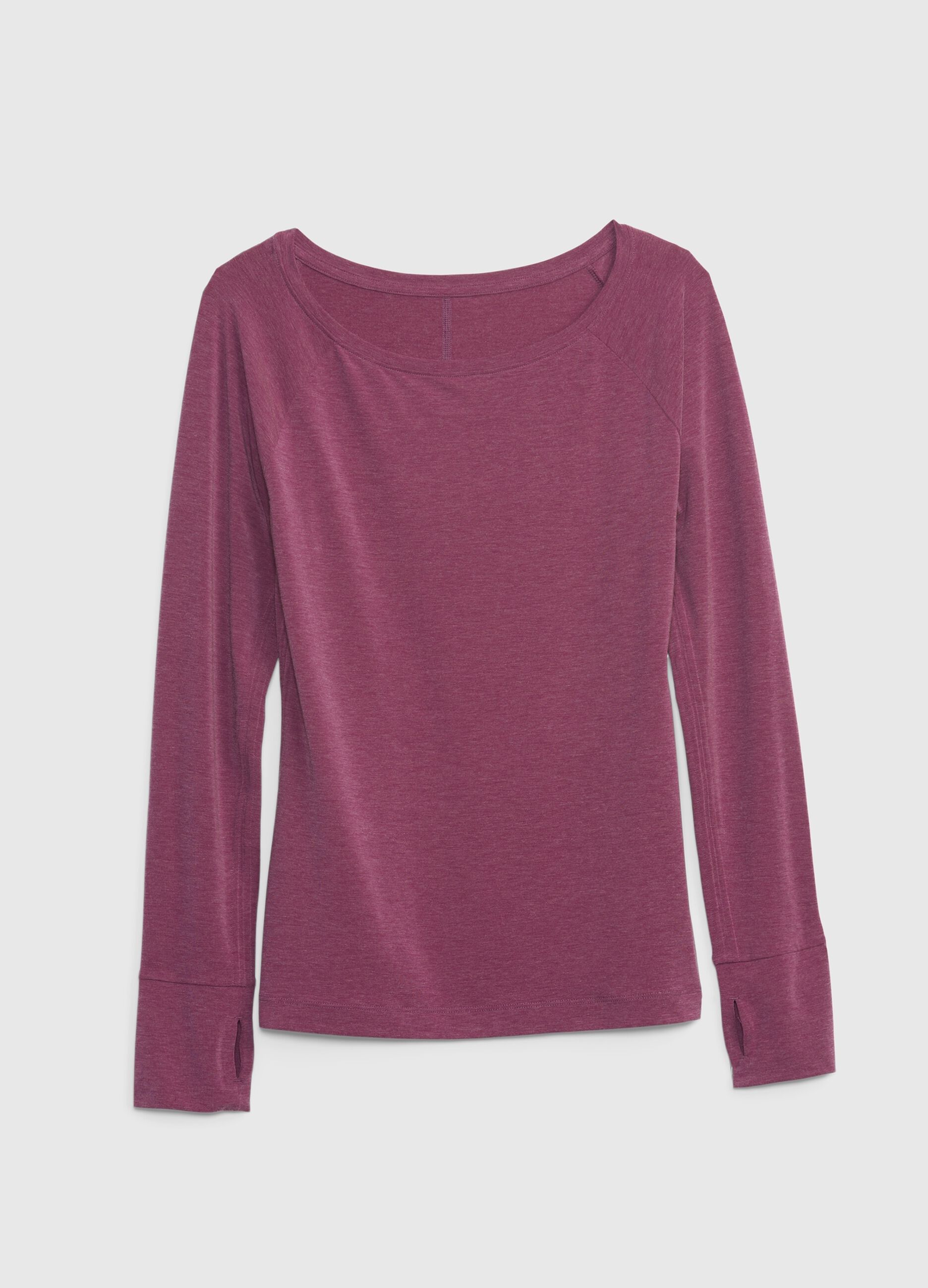 T-shirt sportiva in tessuto traspirante
