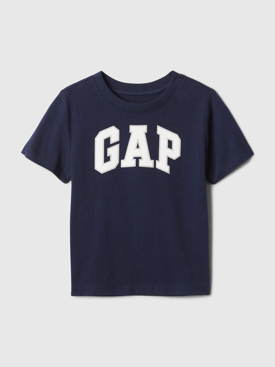 Blue Short Sleeve T-shirt with GAP Logo_0