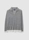 Grey Regular Fit V-Neck Sweater_4