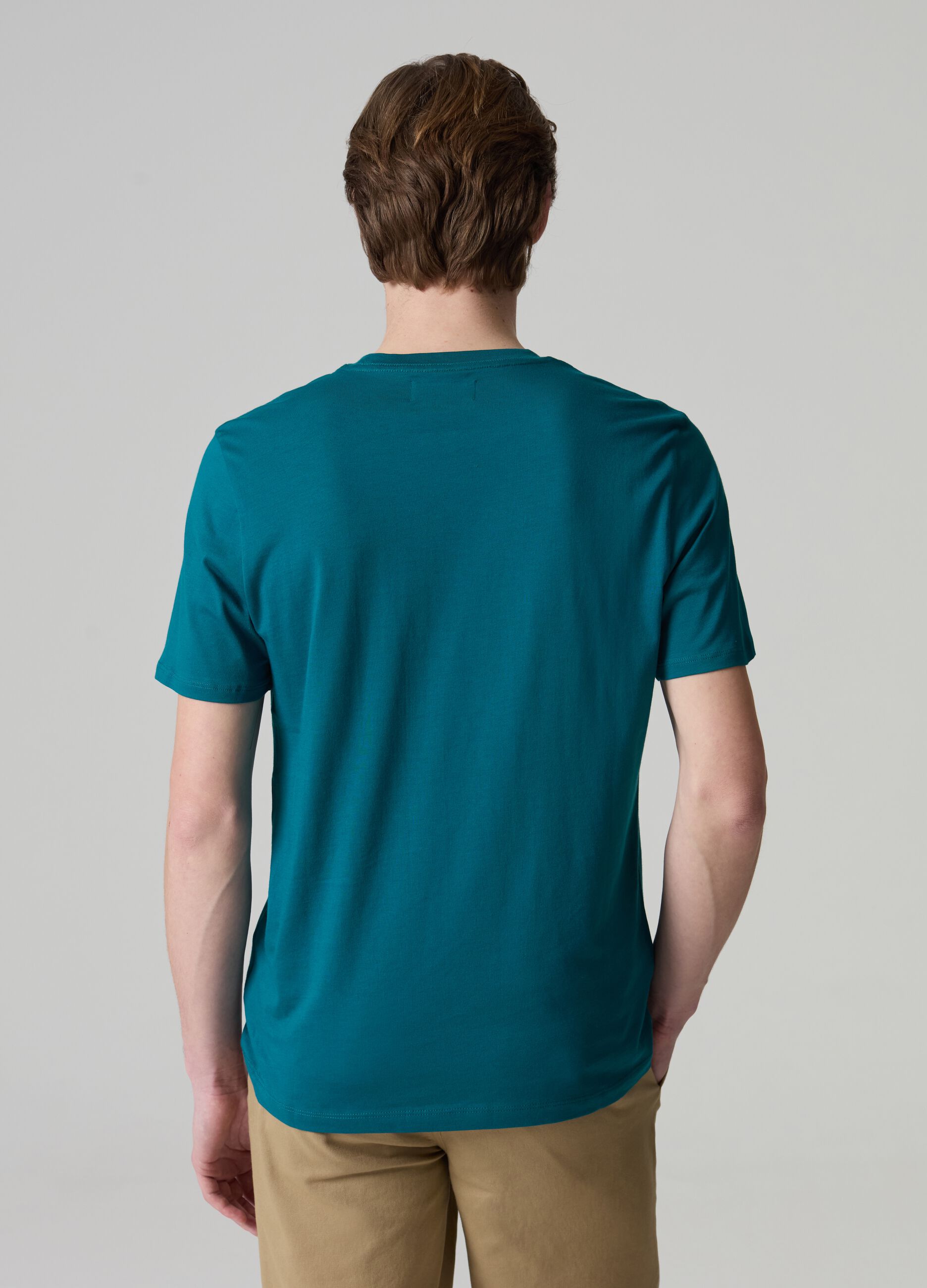 T-shirt in cotone Supima con tasca