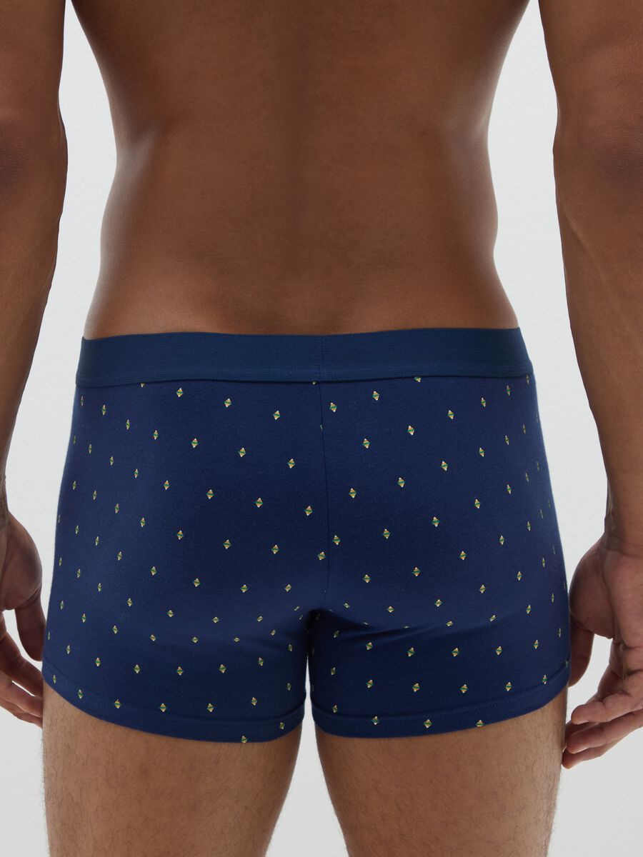 Multipack stretch cotton boxers in multicolour regular fit_2