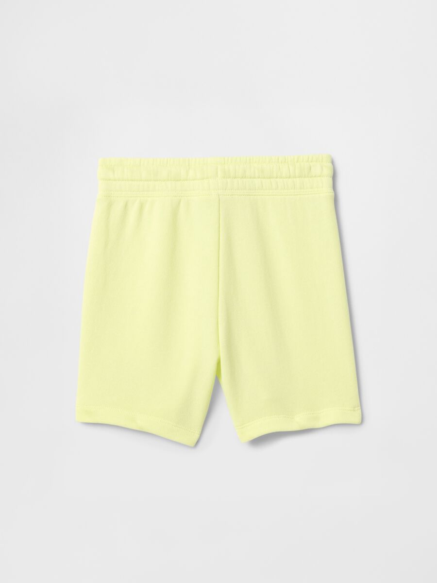 Yellow GAP Logo Shorts_1