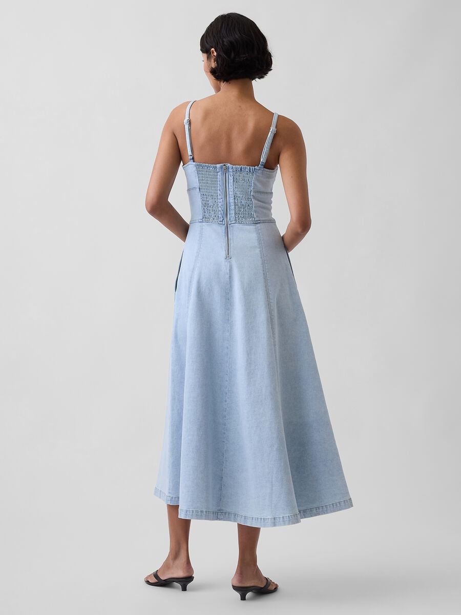 Midi Dress in Stretch Cotton_1