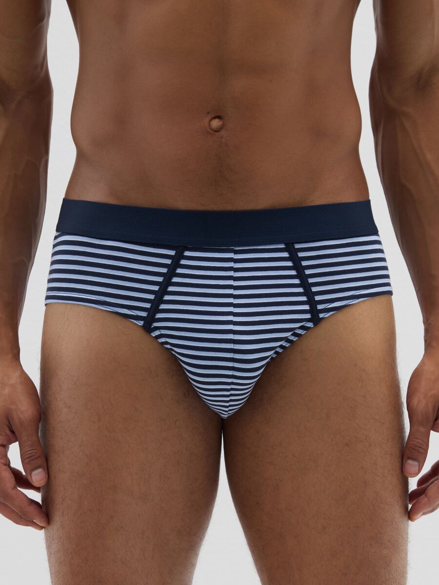 Multicolour Stretch Cotton Multipack Briefs_1