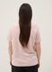 T-shirt rosa in puro cotone con stampa regular fit_3