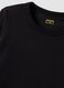 T-shirt nera in jersey di puro cotone a maniche lunghe regular fit_1