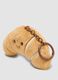 Brown croissant-shaped keyring_1