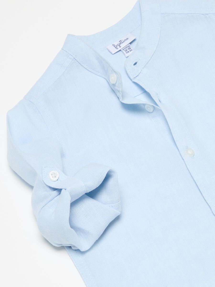 Cotton and linen shirt_1