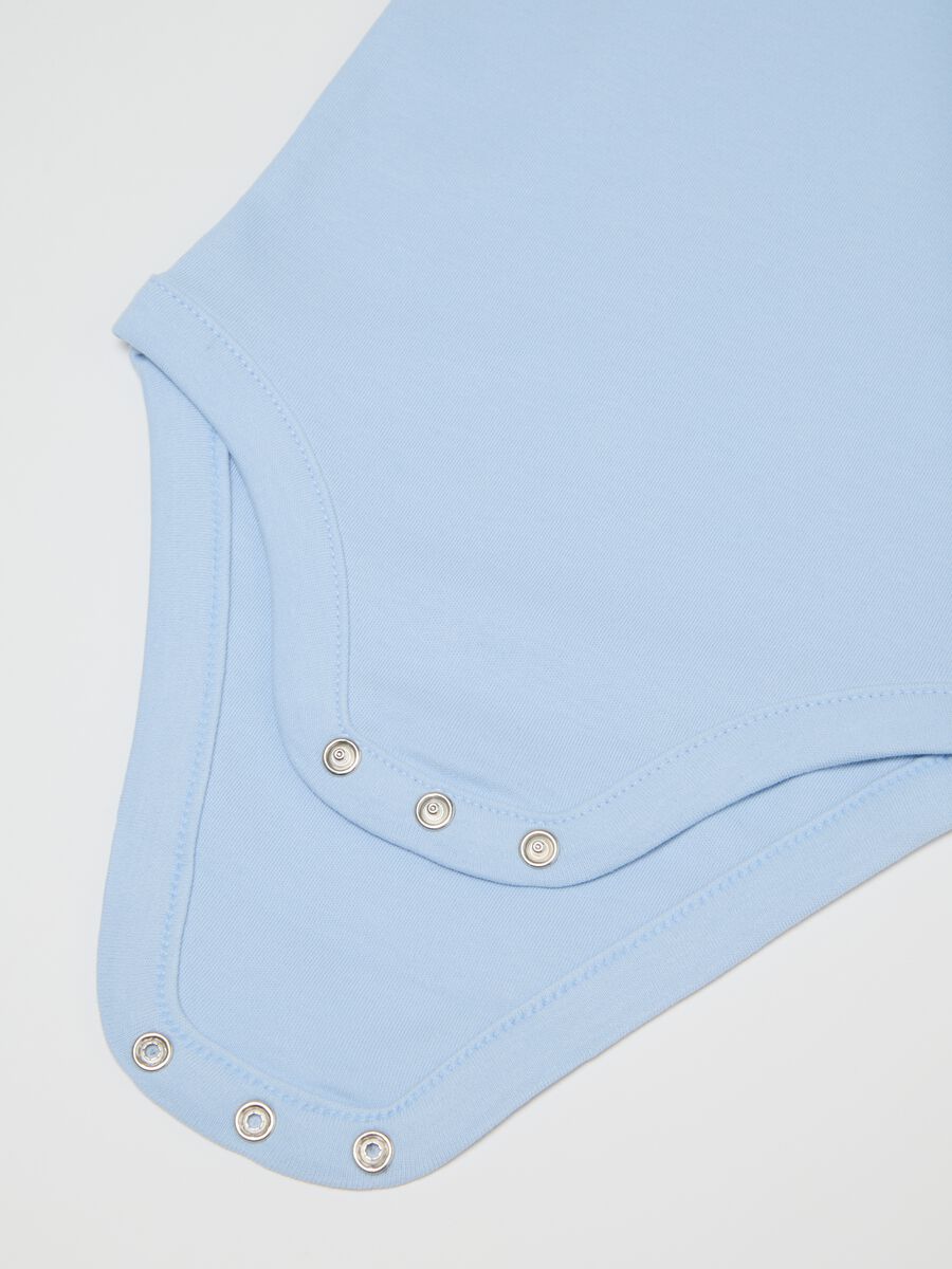 Kids' multicolour pure cotton bodysuit tripack_2