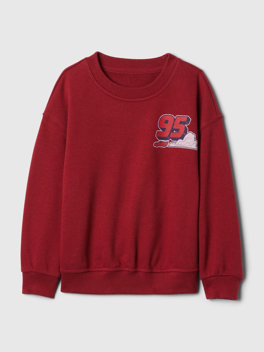 French terry sweatshirt with Cars print_0