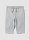 Pantaloni jogger over fit grigi in puro cotone per bimbo_0