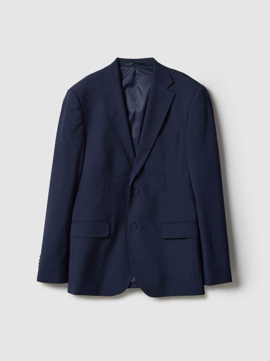 Blue Regular Fit Suit_4