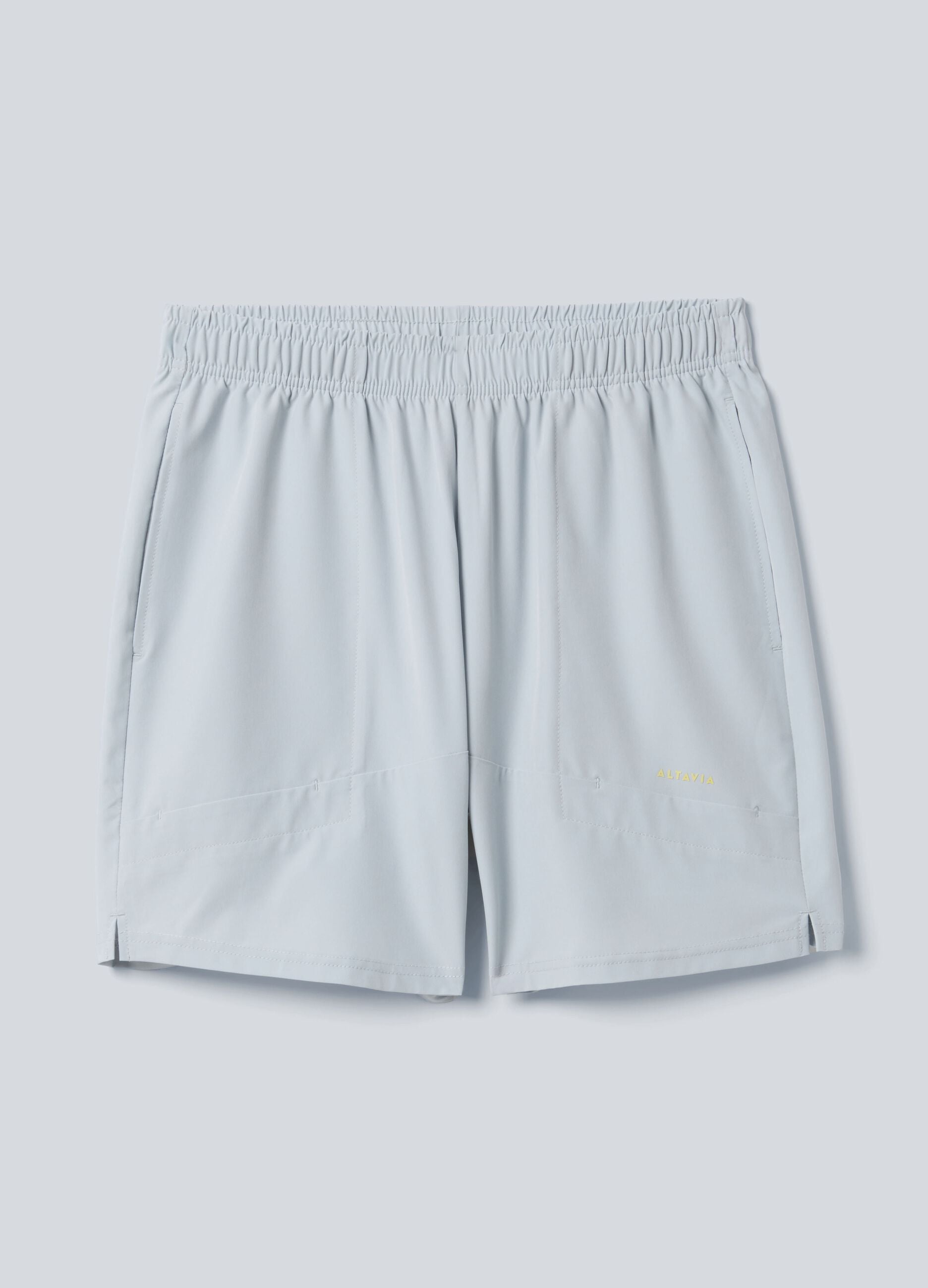 Grey ALTAVIA COURT sports shorts in stretch fabric