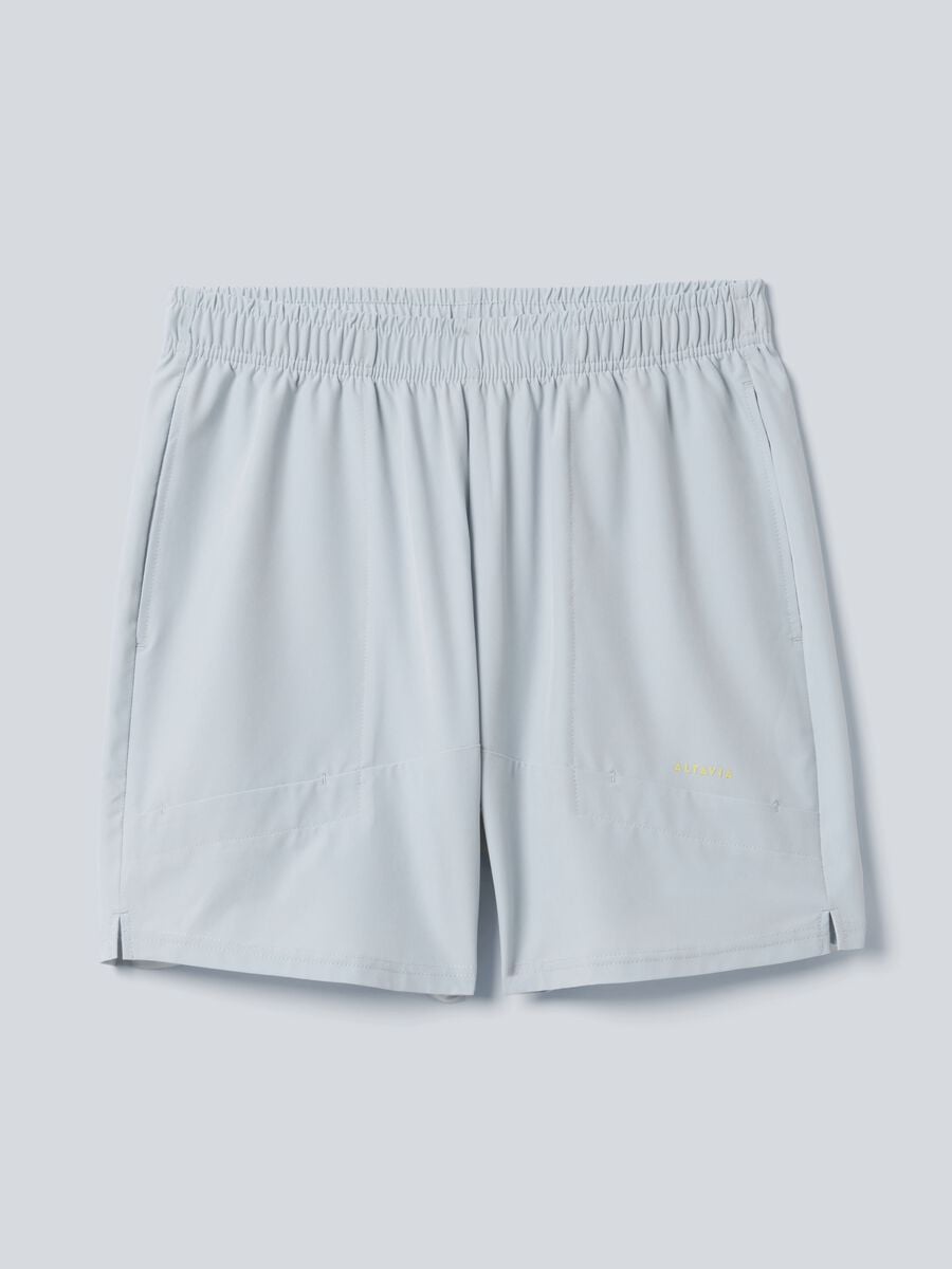 Shorts sportivo grigio in tessuto elasticizzato ALTAVIA COURT_4