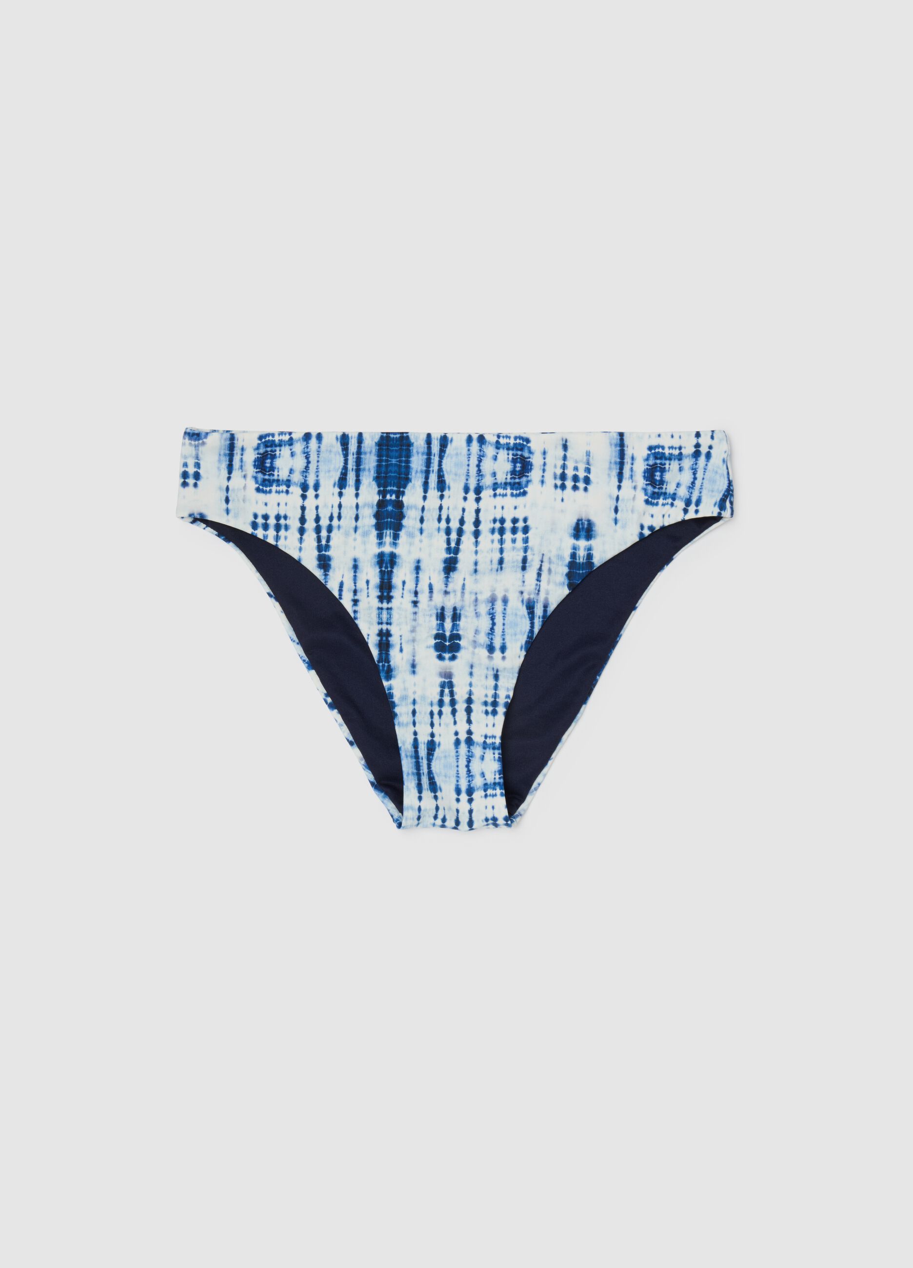 Women's bikini bottoms in multicolour stretch blend