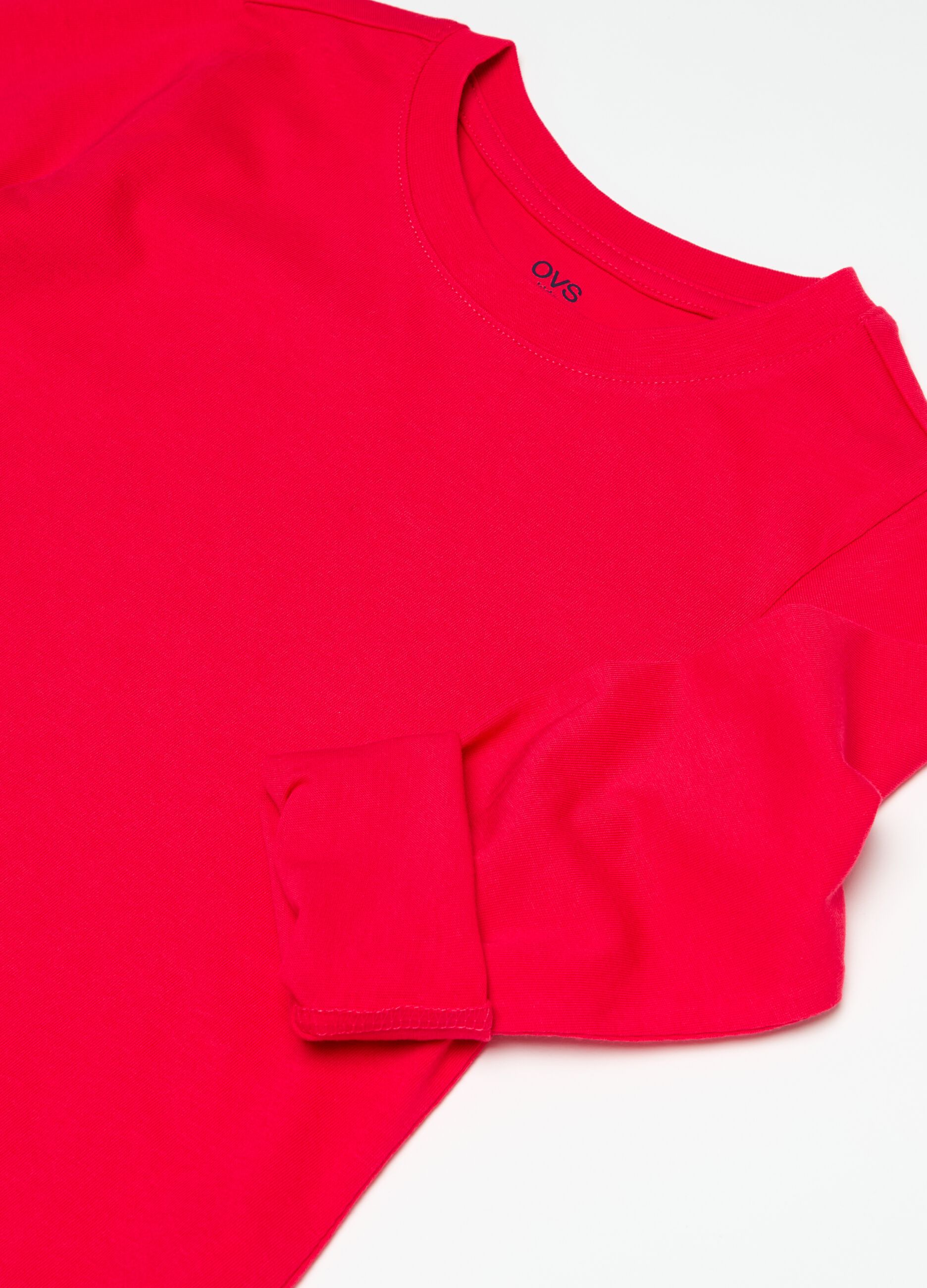 Long-sleeved T-shirt in cotton